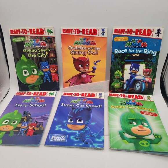 PJ Masks Level 1 Beginning Readers Lot of Children's Books - RB024 - Picture 1 of 7